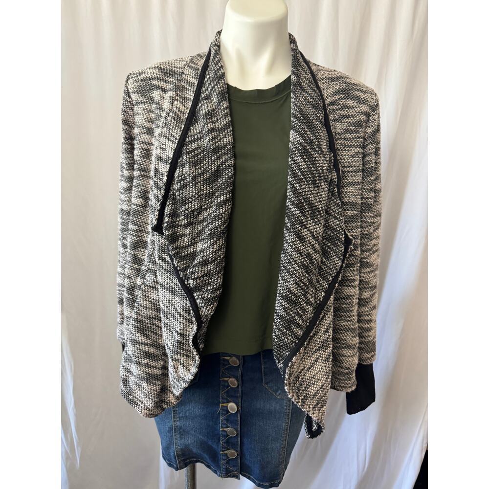 Janet Chung Open-Front Cardigan Sweater - Large